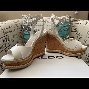 GLENROSE ESPADRILLE WEDGE SANDAL